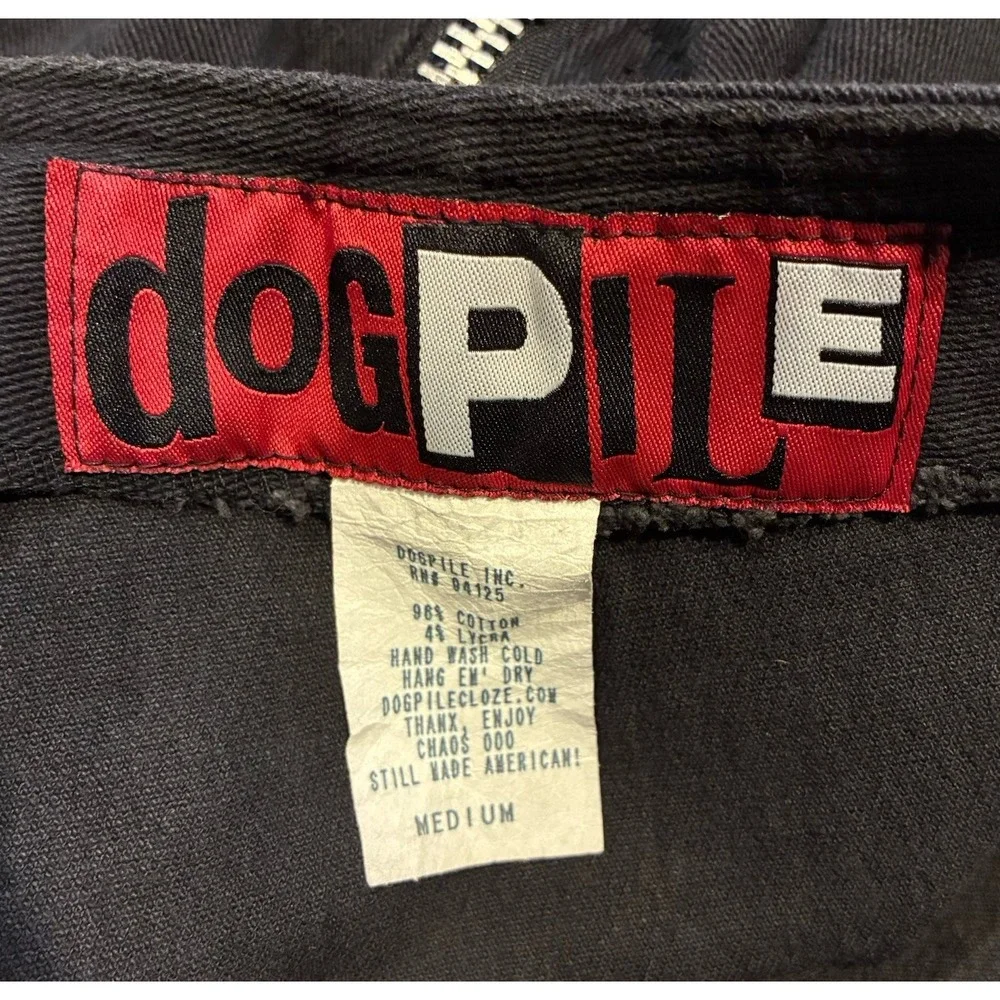 Vintage Dogpile 90s Punk Mini Skirt Grunge Goth Festival‎ Size Medium